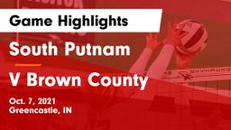 South Putnam  vs V Brown County Game Highlights - Oct. 7, 2021