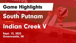 South Putnam  vs Indian Creek V Game Highlights - Sept. 13, 2022