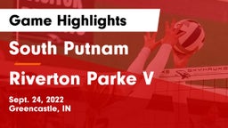 South Putnam  vs Riverton Parke V Game Highlights - Sept. 24, 2022