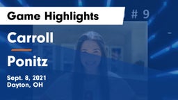 Carroll  vs Ponitz Game Highlights - Sept. 8, 2021