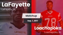 Matchup: LaFayette vs. Loachapoka  2017