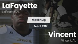 Matchup: LaFayette vs. Vincent  2017