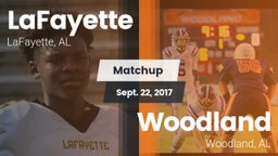 Matchup: LaFayette vs. Woodland  2017