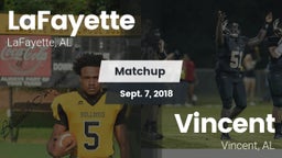 Matchup: LaFayette vs. Vincent  2018