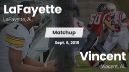 Matchup: LaFayette vs. Vincent  2019