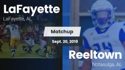 Matchup: LaFayette vs. Reeltown  2019