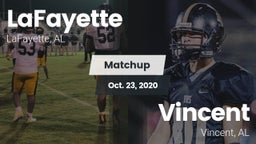 Matchup: LaFayette vs. Vincent  2020