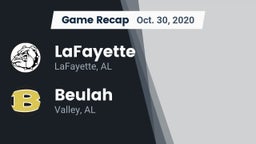 Recap: LaFayette  vs. Beulah  2020