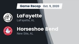 Recap: LaFayette  vs. Horseshoe Bend  2020