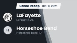 Recap: LaFayette  vs. Horseshoe Bend  2021