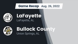 Recap: LaFayette  vs. Bullock County  2022