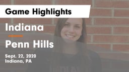 Indiana  vs Penn Hills  Game Highlights - Sept. 22, 2020