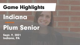 Indiana  vs Plum Senior  Game Highlights - Sept. 9, 2021