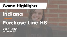 Indiana  vs Purchase Line HS Game Highlights - Oct. 11, 2021