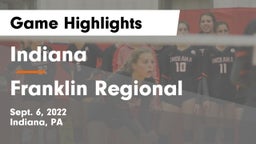 Indiana  vs Franklin Regional  Game Highlights - Sept. 6, 2022