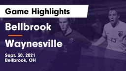 Bellbrook  vs Waynesville  Game Highlights - Sept. 30, 2021