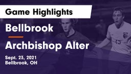 Bellbrook  vs Archbishop Alter  Game Highlights - Sept. 23, 2021