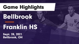 Bellbrook  vs Franklin HS Game Highlights - Sept. 28, 2021