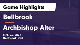 Bellbrook  vs Archbishop Alter  Game Highlights - Oct. 26, 2021