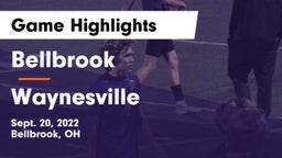 Bellbrook  vs Waynesville  Game Highlights - Sept. 20, 2022