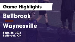 Bellbrook  vs Waynesville  Game Highlights - Sept. 29, 2022