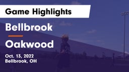 Bellbrook  vs Oakwood  Game Highlights - Oct. 13, 2022