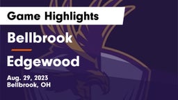 Bellbrook  vs Edgewood  Game Highlights - Aug. 29, 2023