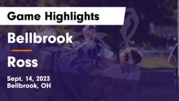 Bellbrook  vs Ross  Game Highlights - Sept. 14, 2023
