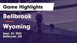 Bellbrook  vs Wyoming  Game Highlights - Sept. 23, 2023