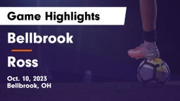 Bellbrook  vs Ross  Game Highlights - Oct. 10, 2023