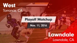 Matchup: West vs. Lawndale  2016