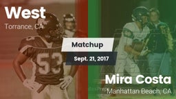 Matchup: West vs. Mira Costa  2017