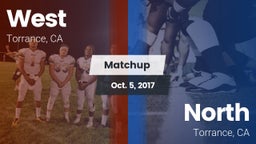 Matchup: West vs. North  2017