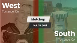 Matchup: West vs. South  2017