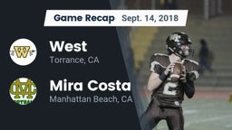 Recap: West  vs. Mira Costa  2018