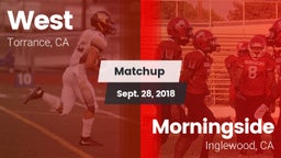 Matchup: West vs. Morningside  2018