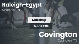 Matchup: Raleigh-Egypt vs. Covington  2016