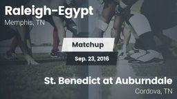 Matchup: Raleigh-Egypt vs. St. Benedict at Auburndale  2016