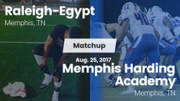 Matchup: Raleigh-Egypt vs. Memphis Harding Academy 2017