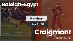 Matchup: Raleigh-Egypt vs. Craigmont  2017