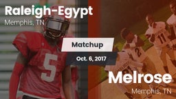Matchup: Raleigh-Egypt vs. Melrose  2017