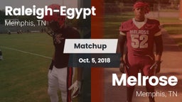 Matchup: Raleigh-Egypt vs. Melrose  2018