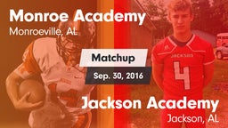 Matchup: Monroe Academy vs. Jackson Academy  2016