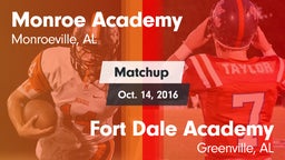 Matchup: Monroe Academy vs. Fort Dale Academy  2016