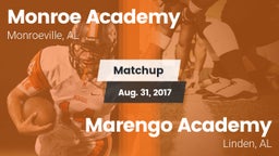 Matchup: Monroe Academy vs. Marengo Academy  2017