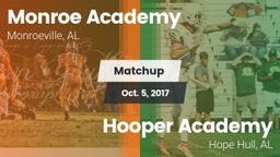 Matchup: Monroe Academy vs. Hooper Academy  2017