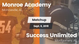 Matchup: Monroe Academy vs. Success Unlimited 2018