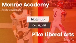 Matchup: Monroe Academy vs. Pike Liberal Arts  2018