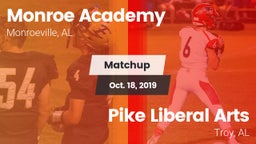 Matchup: Monroe Academy vs. Pike Liberal Arts  2019