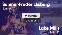 Matchup: Sumner-Fredericksbur vs. Lake Mills  2016